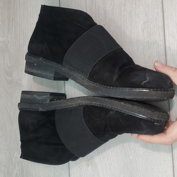 Stuart Weitzman Womens Leather Luxury Comfort ankle fur shoes boots sz 8 - Picture 8 of 14